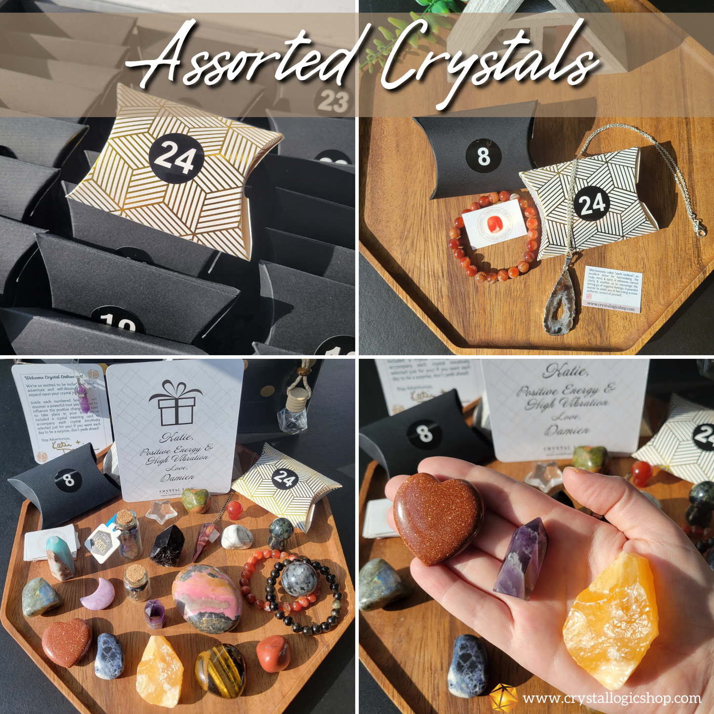 24-Day Advent Calendar - Assorted Crystals