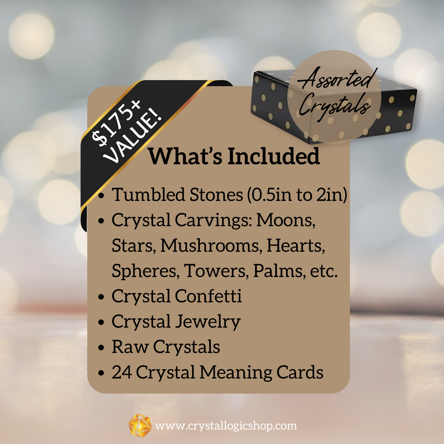 24-Day Advent Calendar - Assorted Crystals