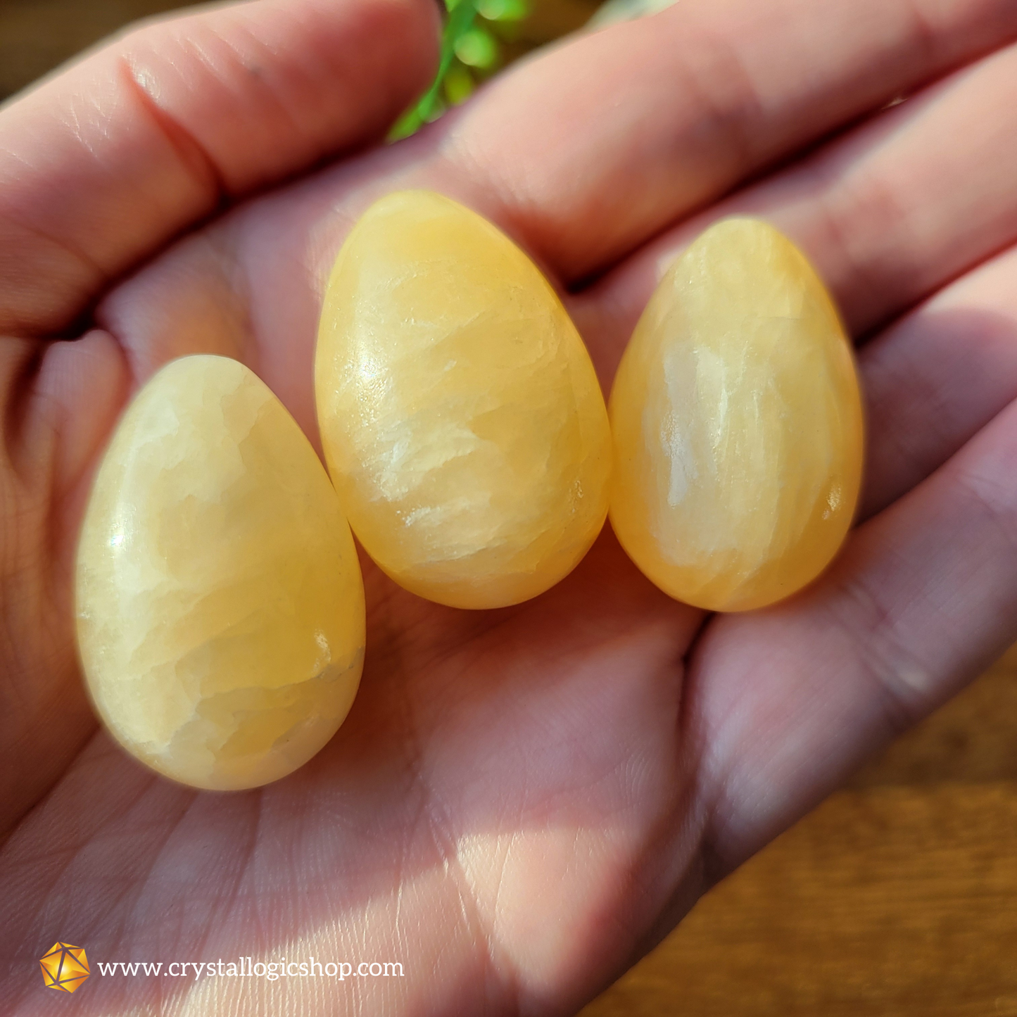 Yellow Calcite Egg