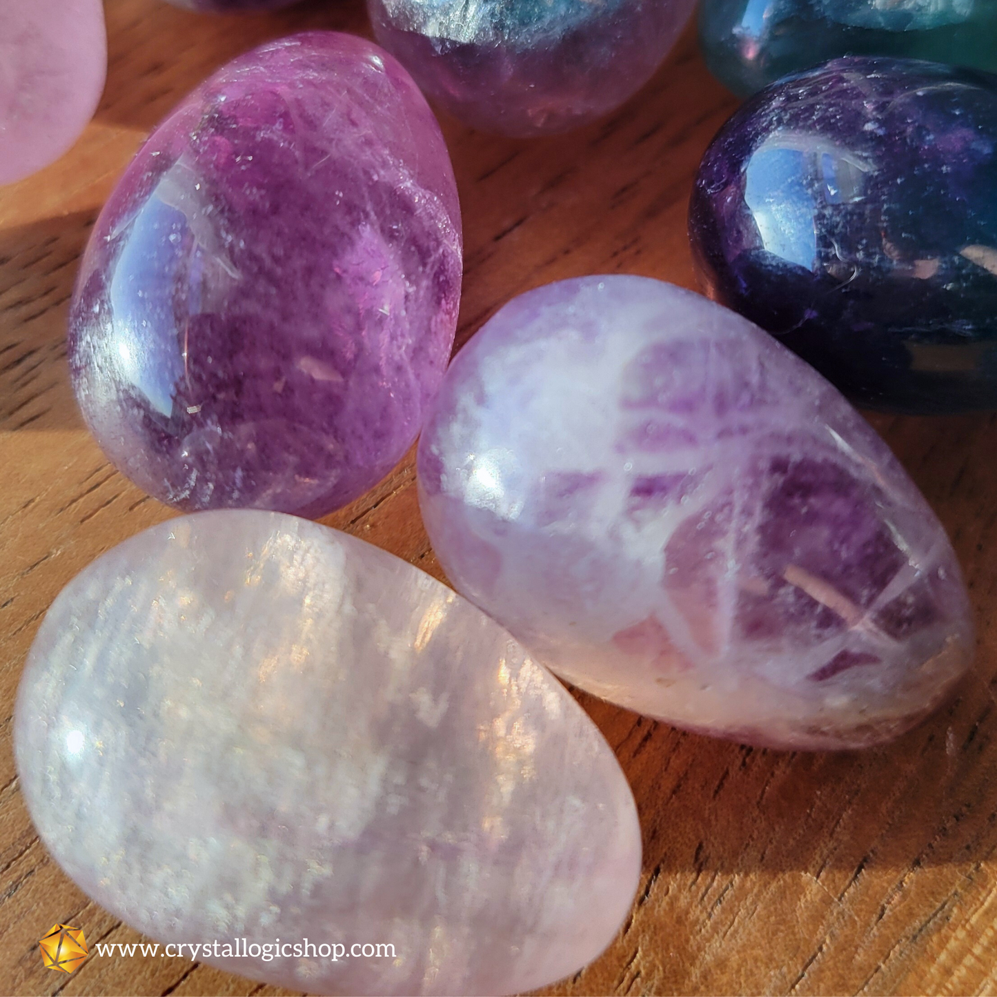 Rainbow Fluorite Egg