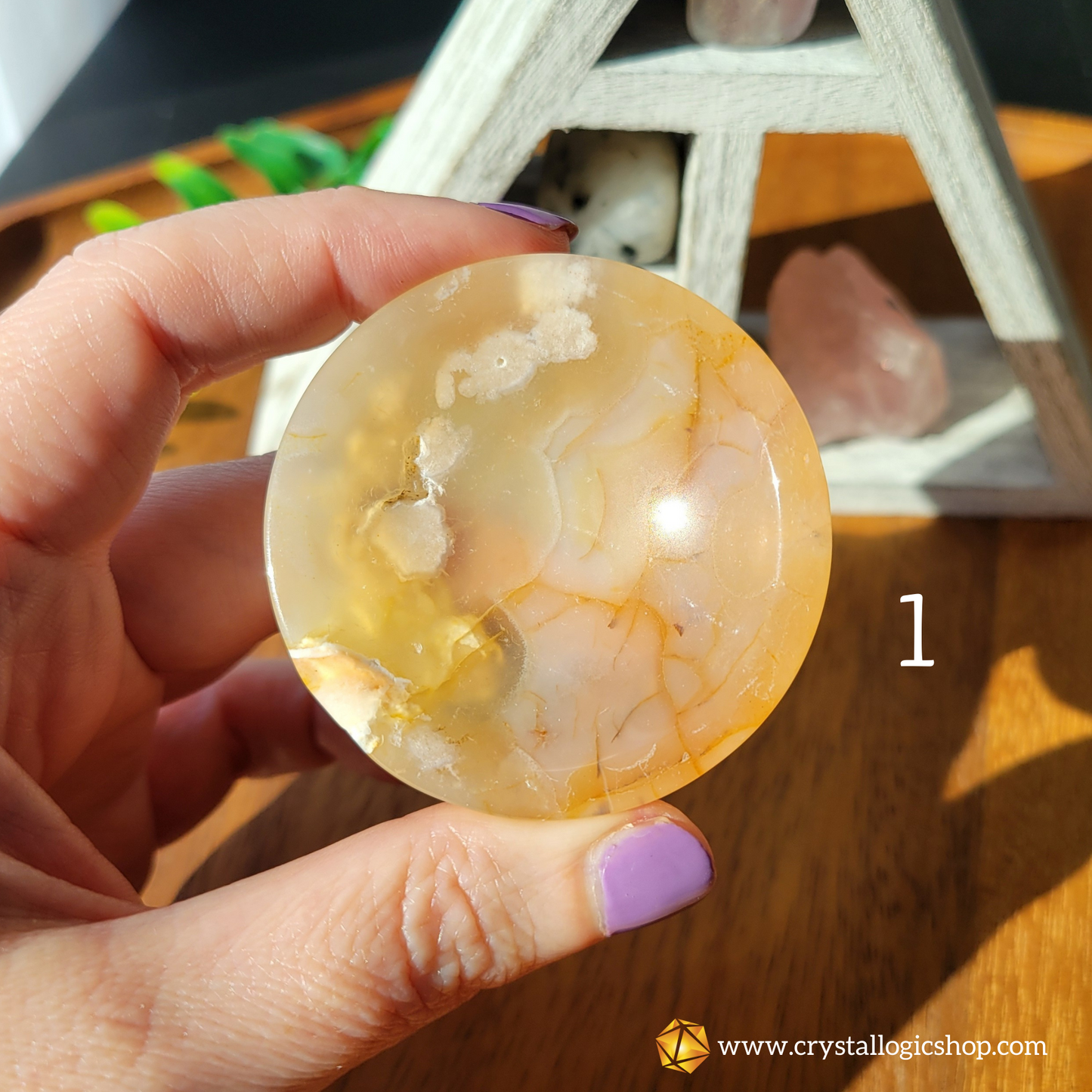 Flower Agate Mini Bowl