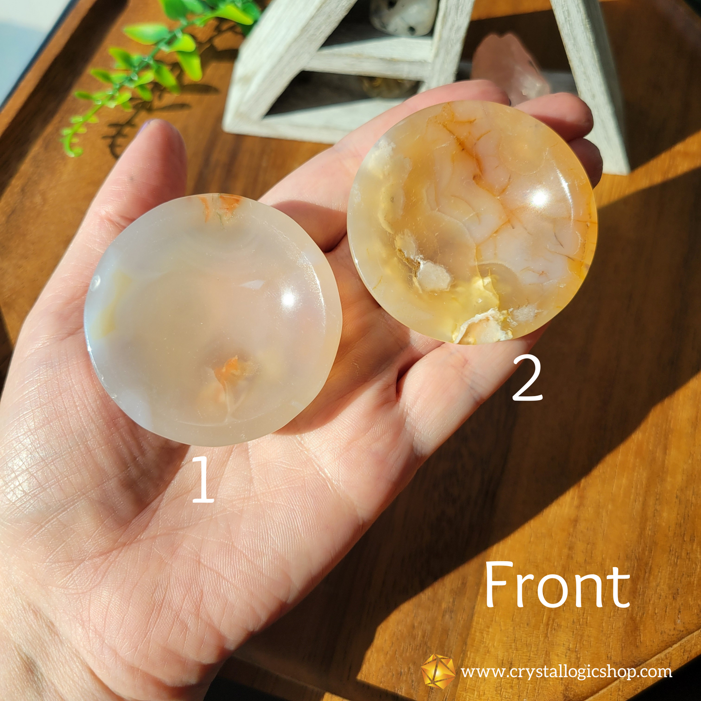 Flower Agate Mini Bowl
