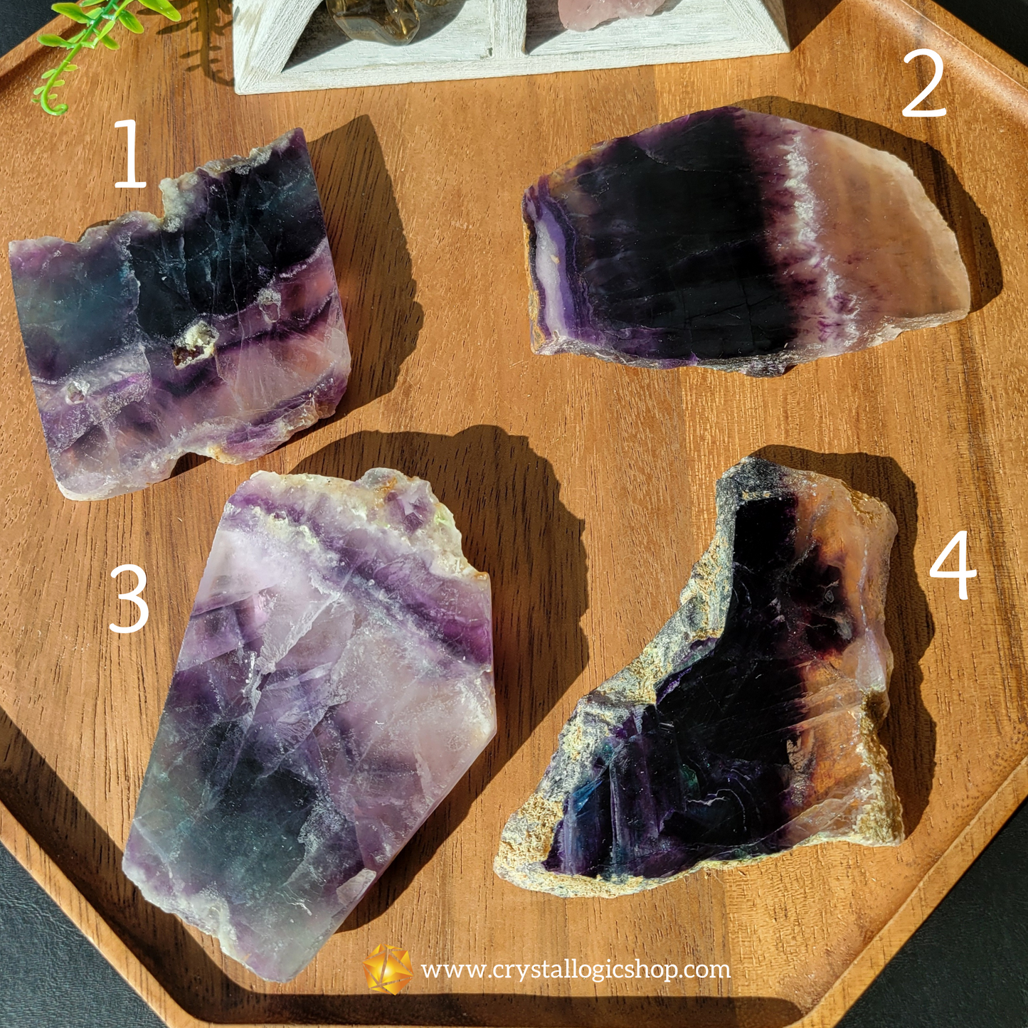 Rainbow Fluorite Slab