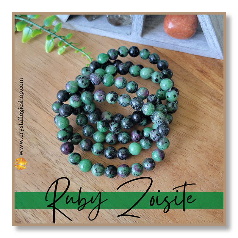 Ruby Zoisite Bracelet (8mm)