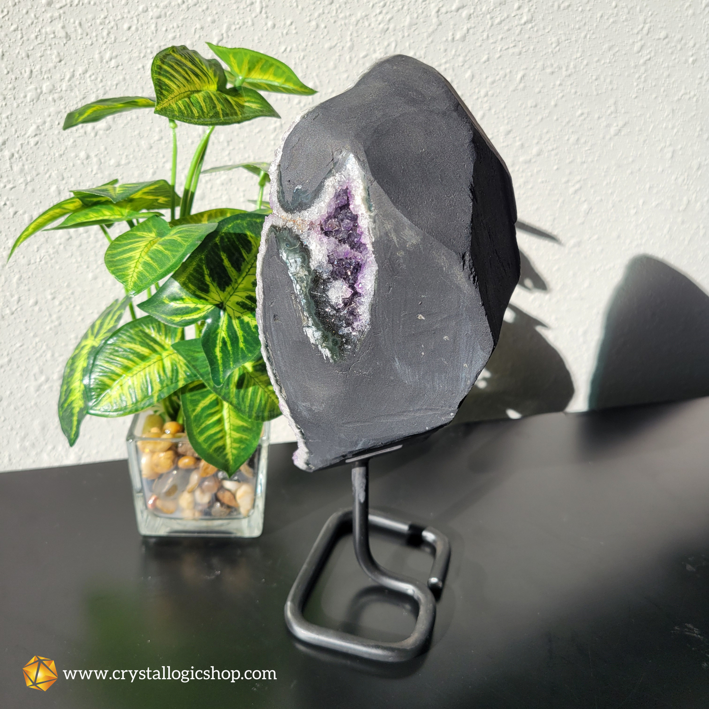 Amethyst Cluster on a stand (Large)