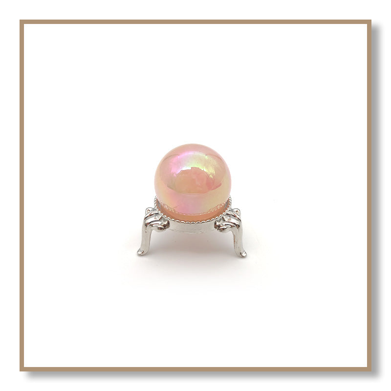 Angel Aura Rose Quartz Sphere