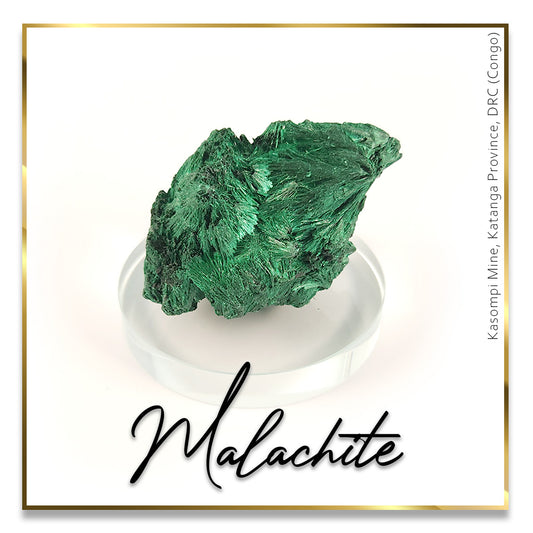 Fibrous Malachite Specimen 001