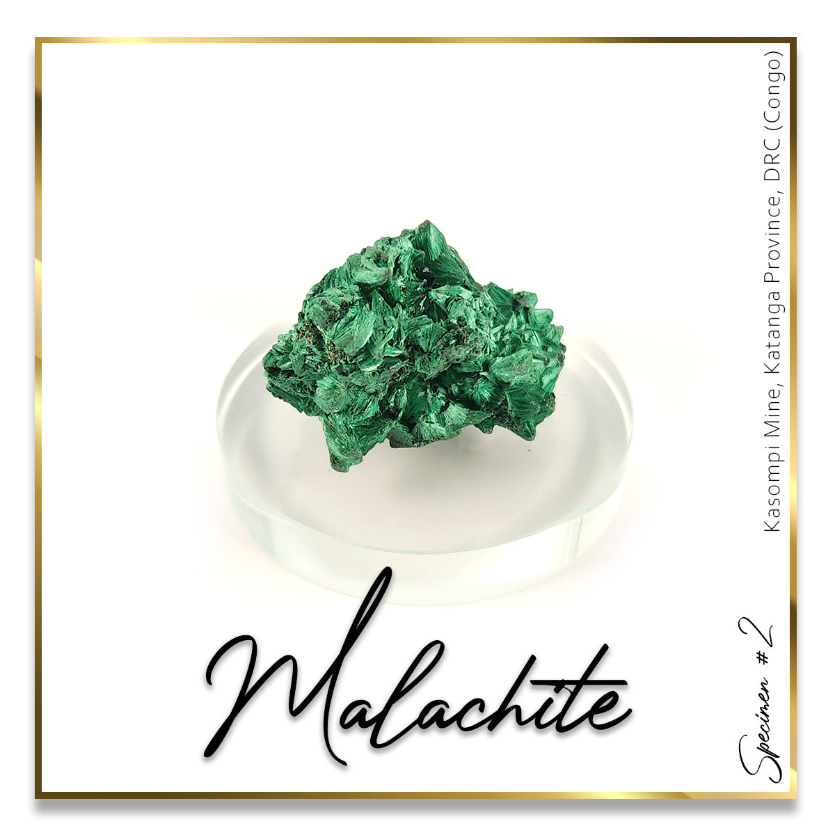 Fibrous Malachite Specimen 002