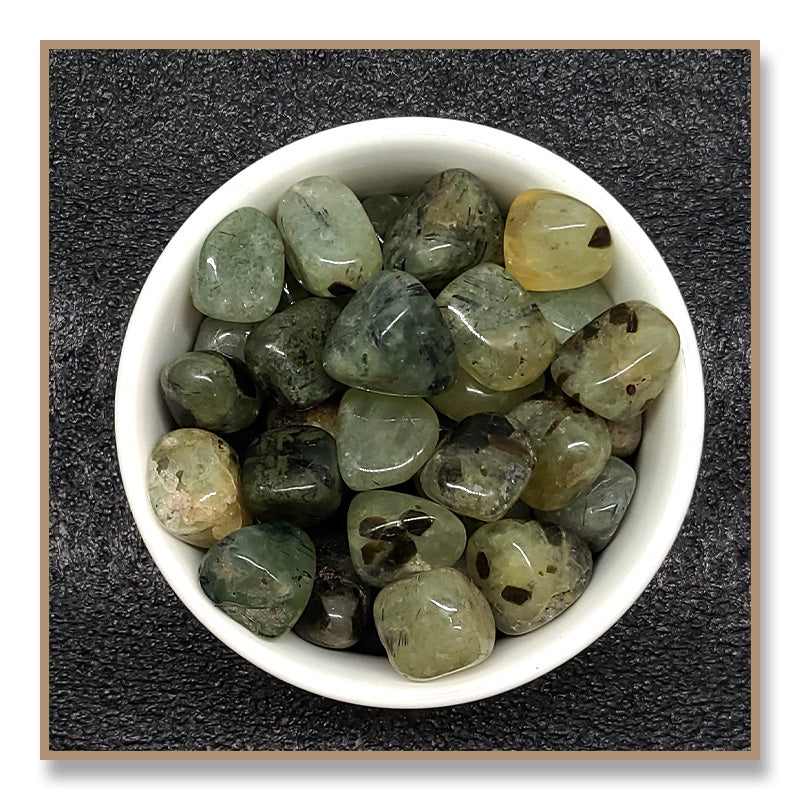 Prehnite Tumbled Stone