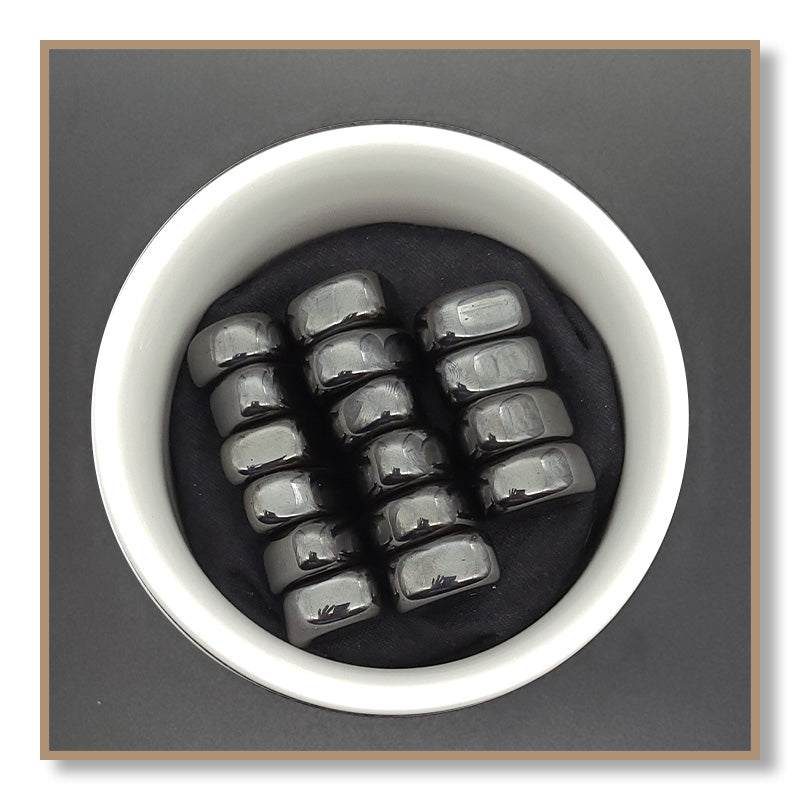 Magnetic Hematite Tumbled Stone