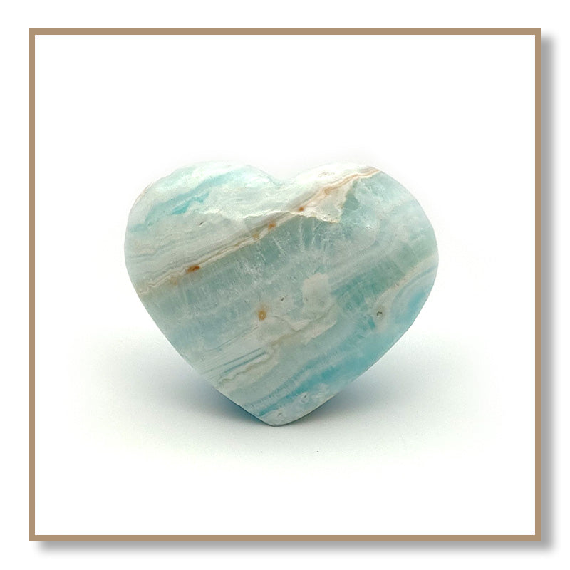 Caribbean Calcite Heart