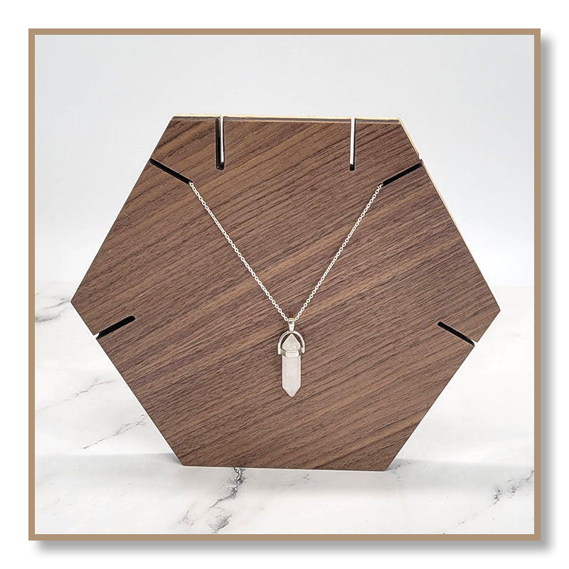 Clear Quartz Double-Terminated Necklace