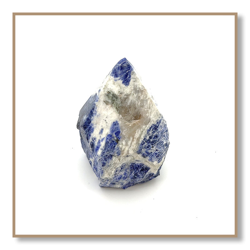 Sodalite Semi-Polished Point