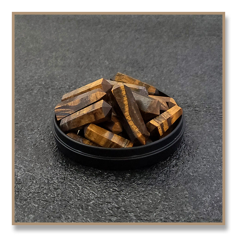 Golden Tiger's Eye Double Terminated Point (4-pack)