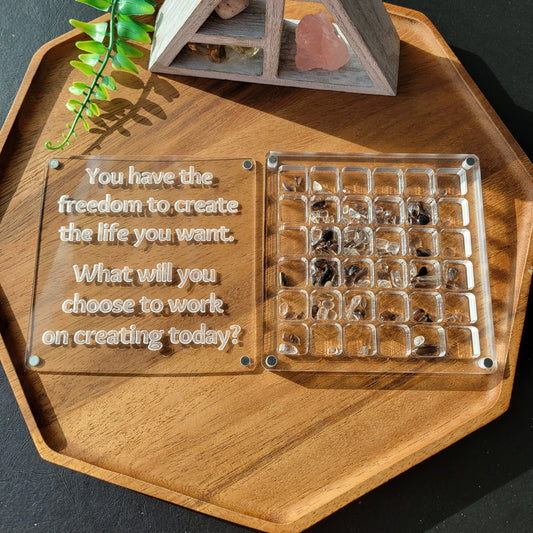 Acrylic Magnetic Crystal Display Case