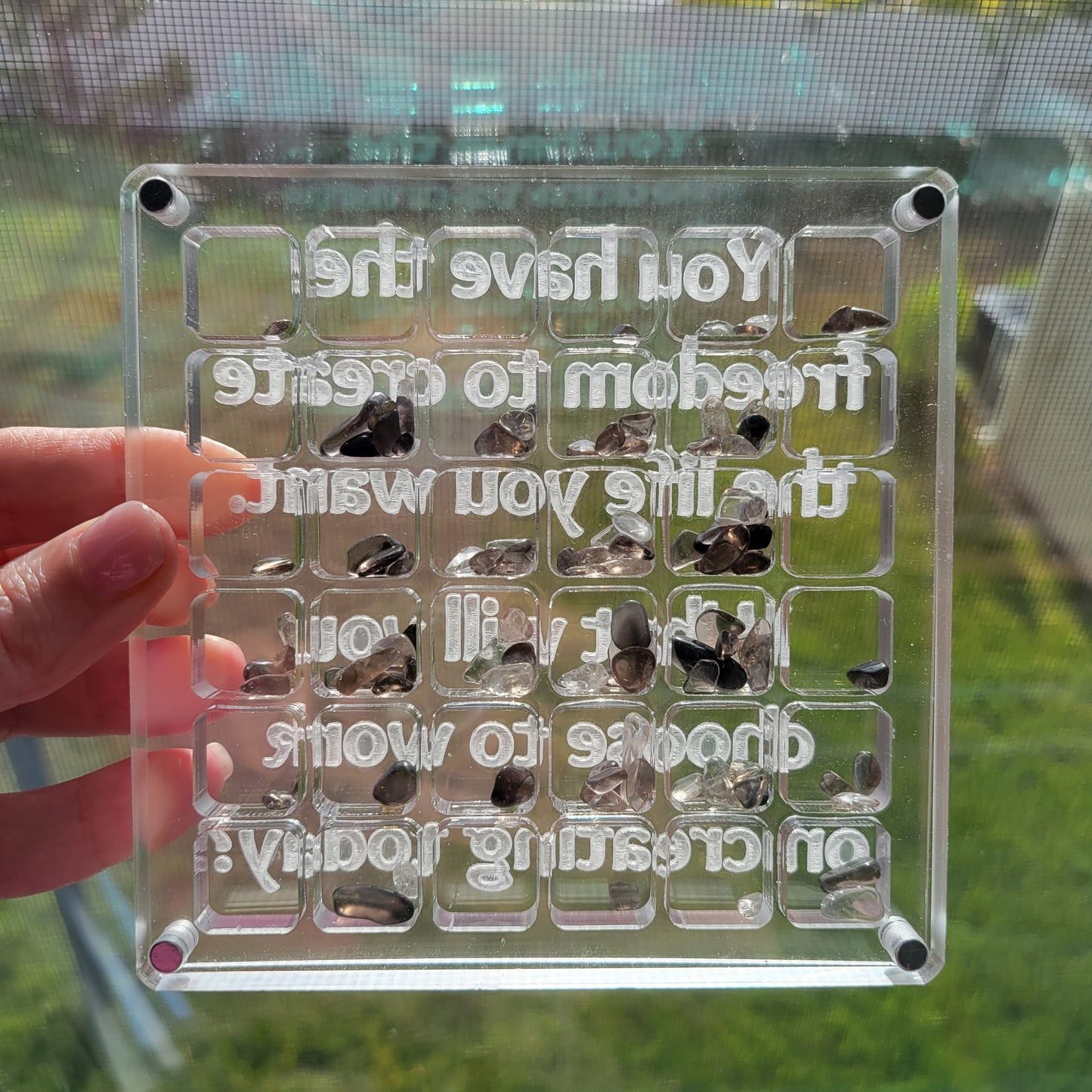 Acrylic Magnetic Crystal Display Case