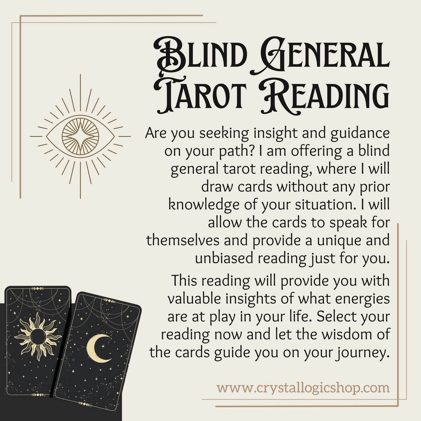 Past Present Future Blind Tarot Reading 3 Cards