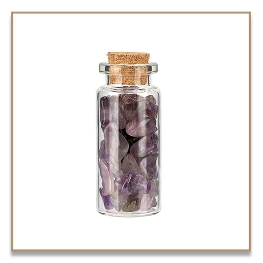 Amethyst Crystal Vial (Large)