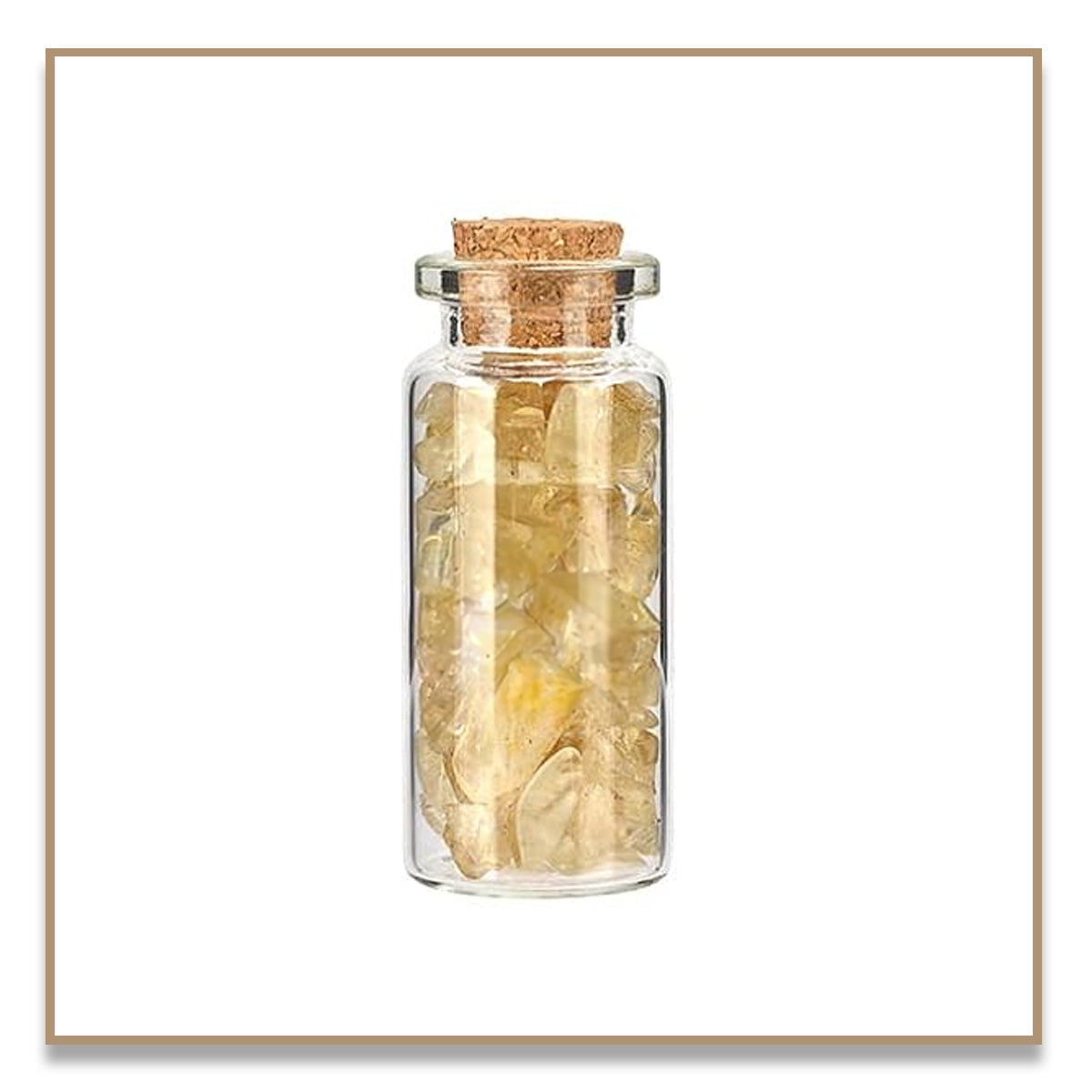 Citrine Crystal Vial (Large)