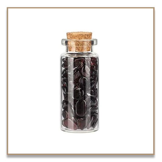 Garnet Crystal Vial (Large)