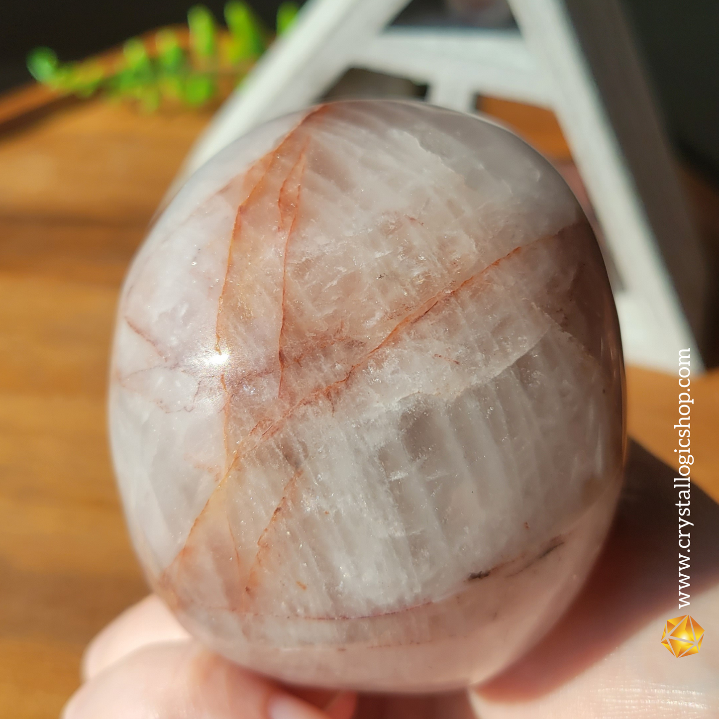 Fire Quartz Skull