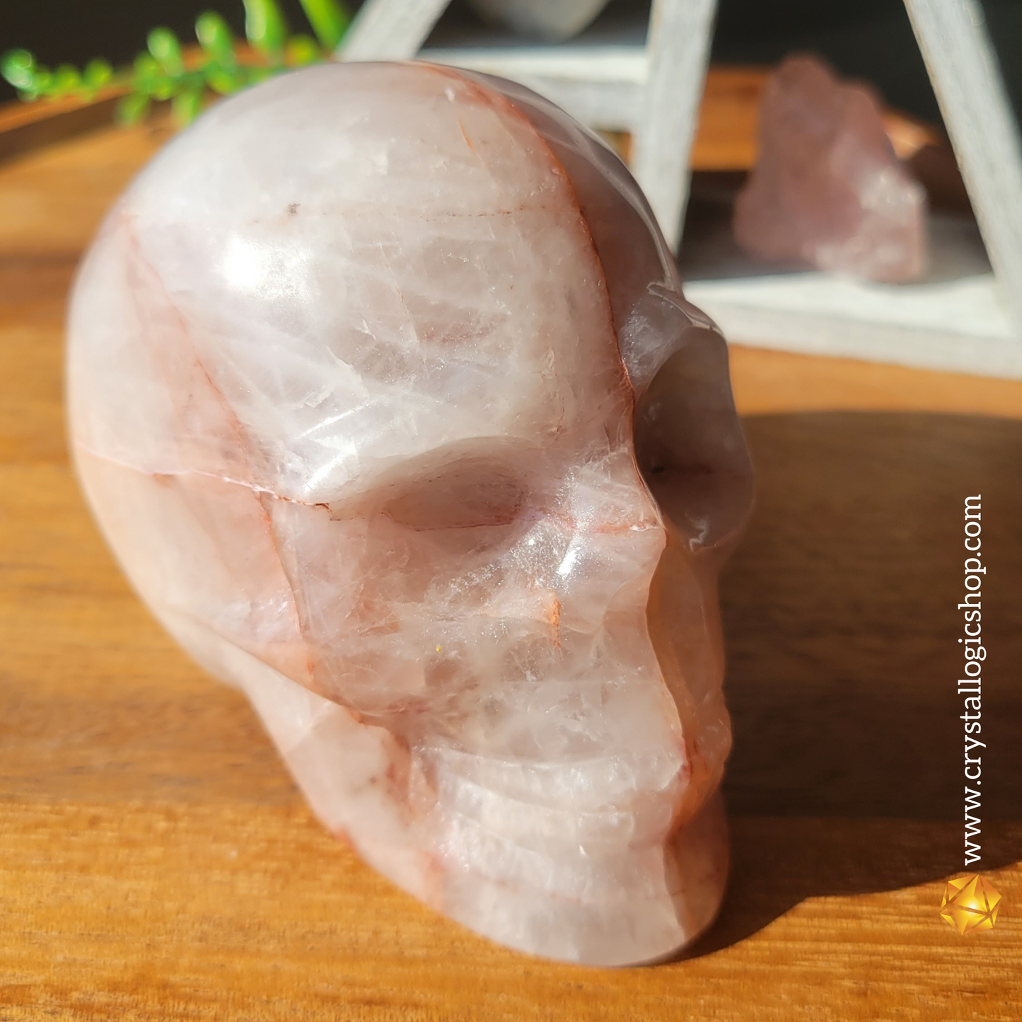 Fire Quartz Skull