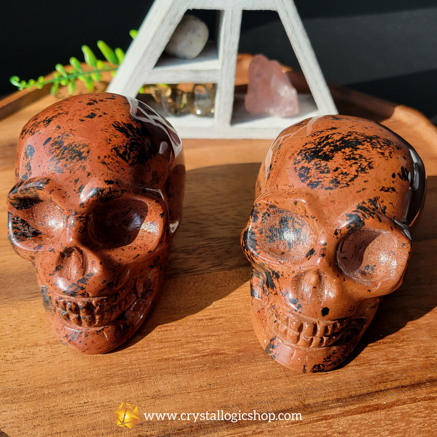 Mahogany Obsidian Skull