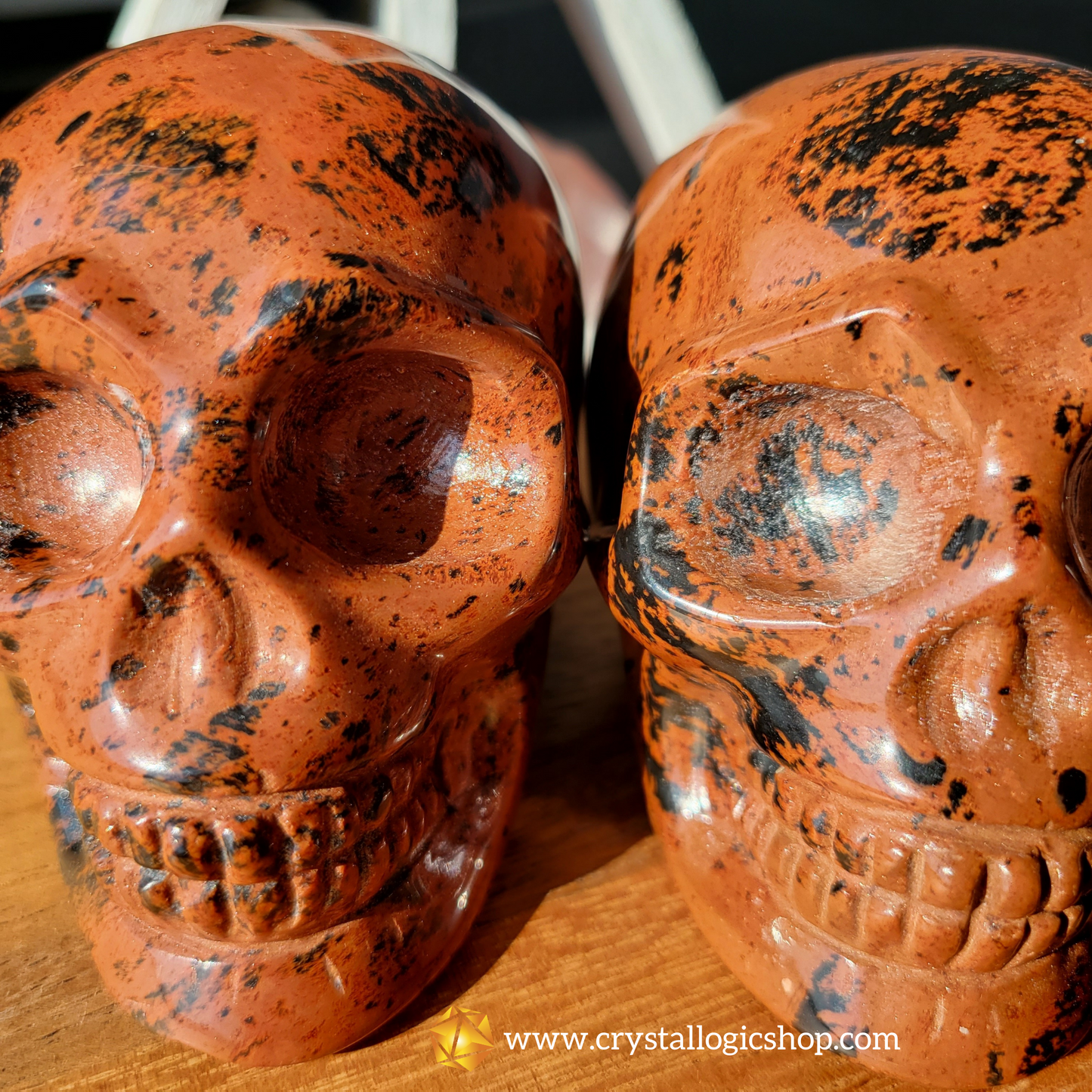 Mahogany Obsidian Skull