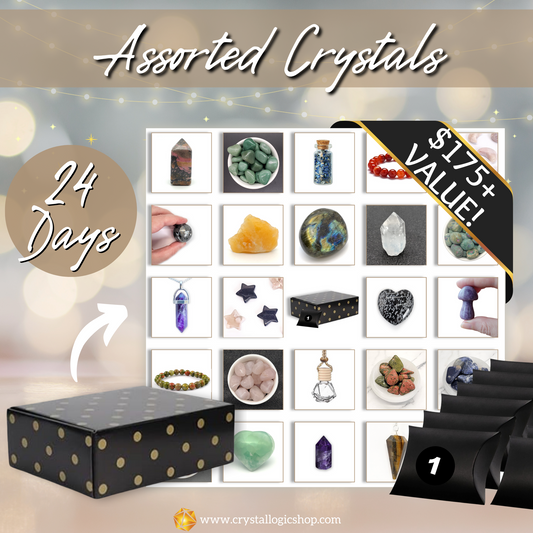 24-Day Advent Calendar - Assorted Crystals