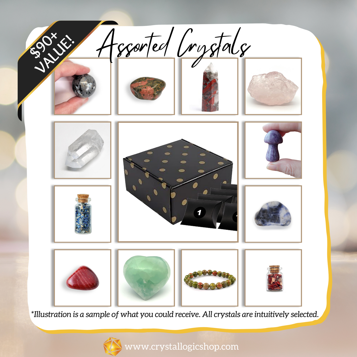 12-Day Advent Calendar - Assorted Crystals