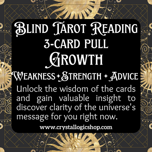 Growth Blind Tarot Reading 3 Cards