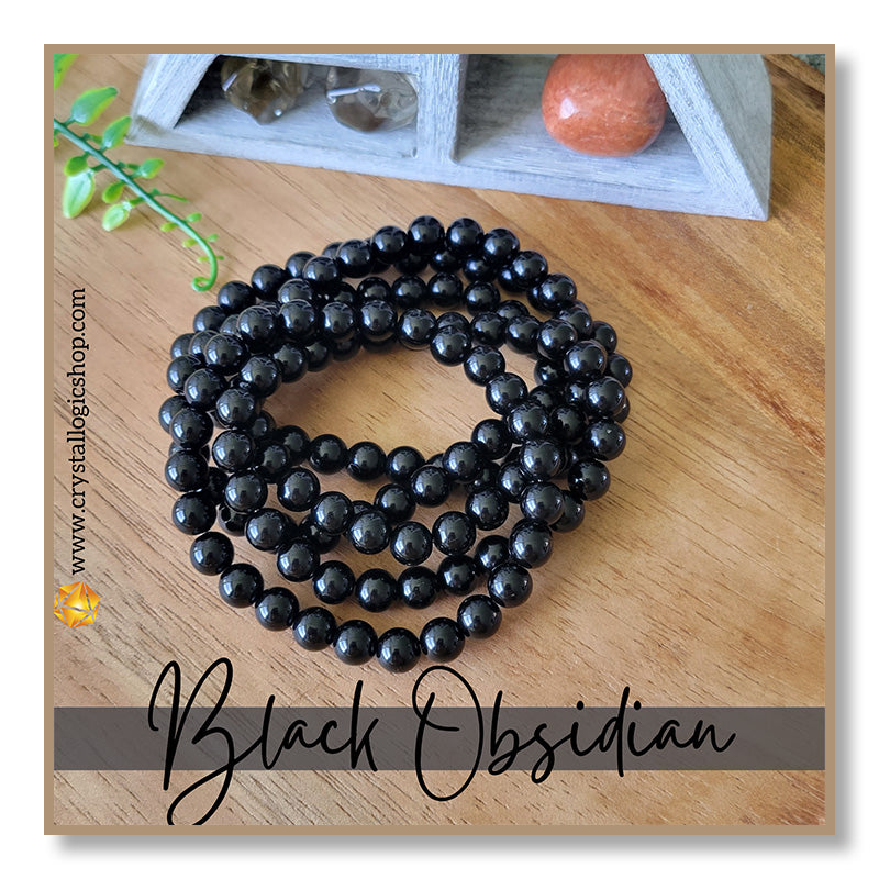 Black Obsidian Bracelet (8mm)