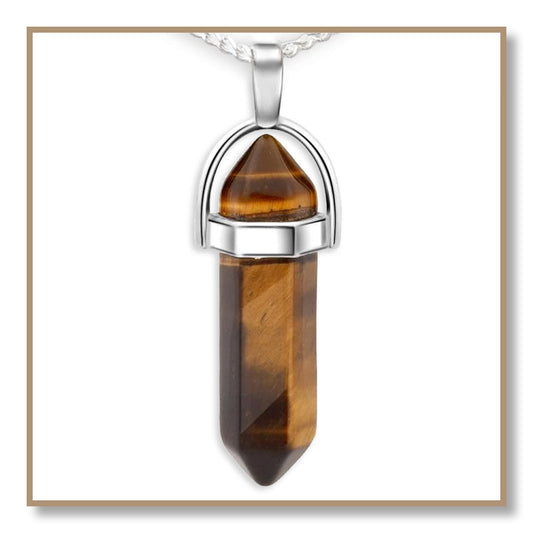 Golden Tiger's Eye Double-Terminated Necklace