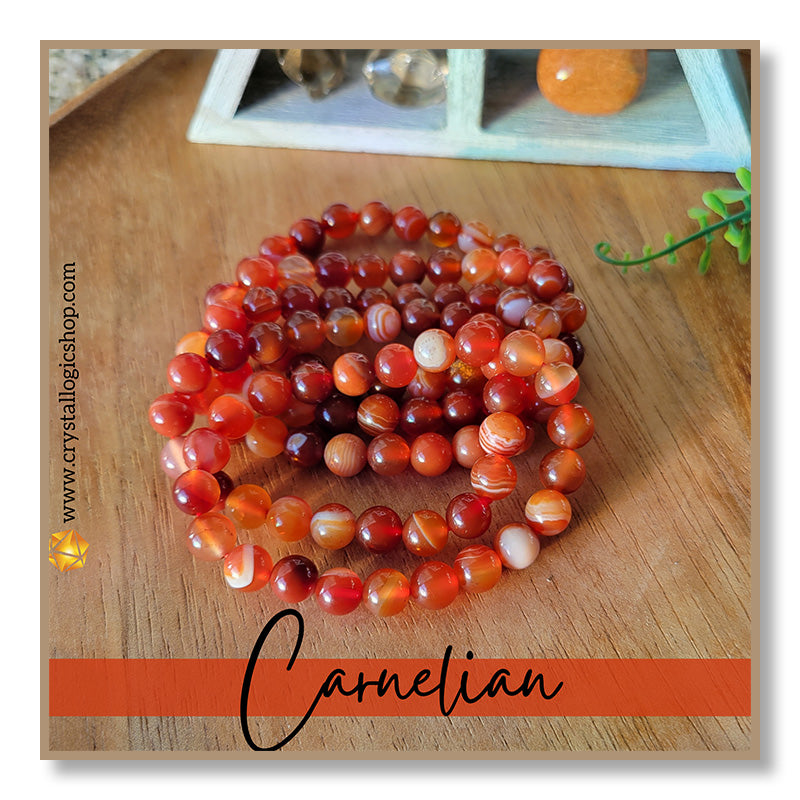 Carnelian Bracelet (8mm)