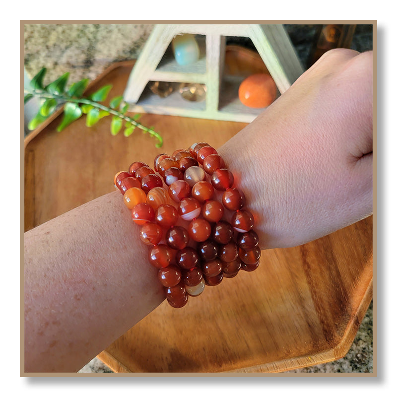 Carnelian Bracelet (8mm)