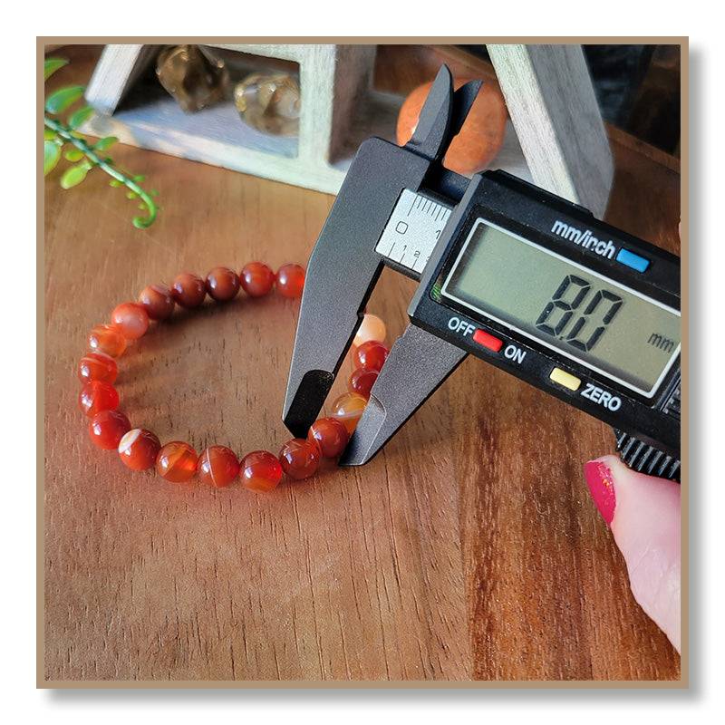 Carnelian Bracelet (8mm)