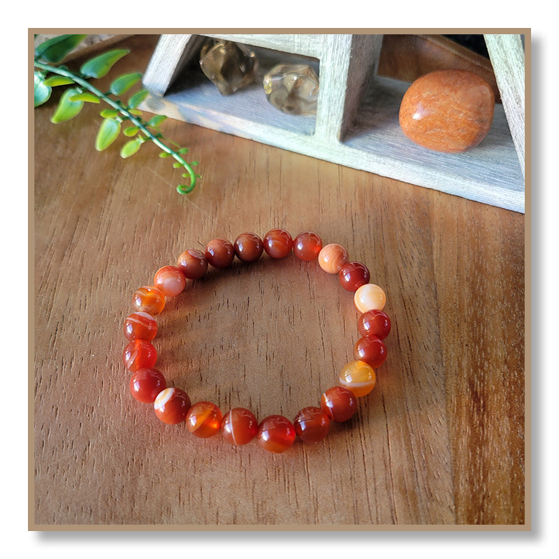 Carnelian Bracelet (8mm)