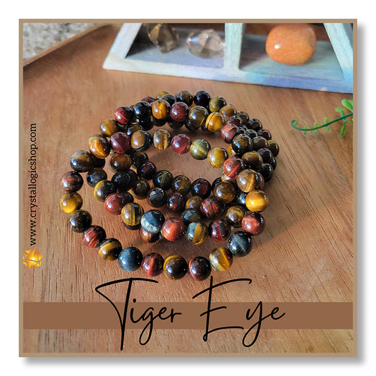 Mixed Tiger's Eye Bracelet (8mm)