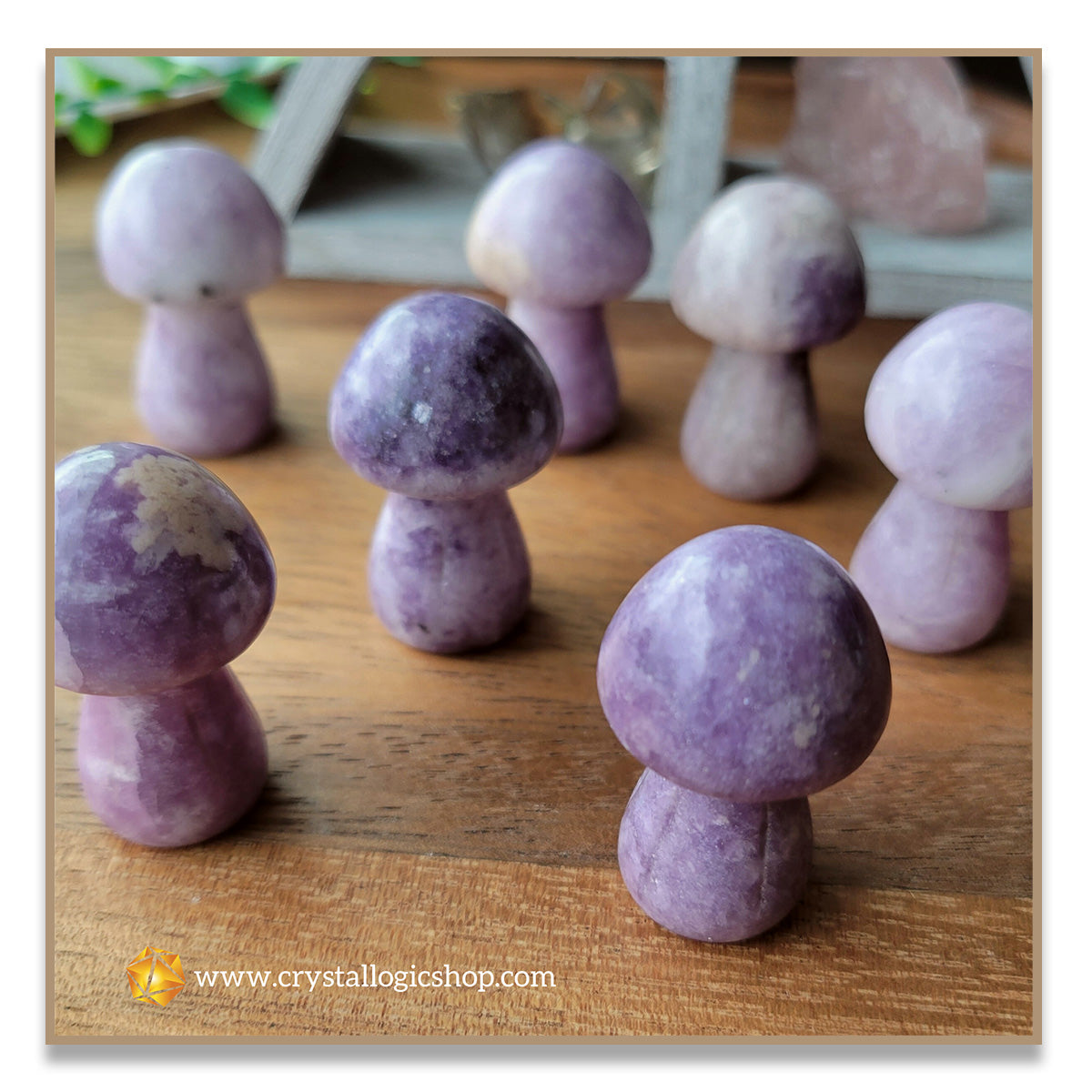 Lepidolite Mushroom