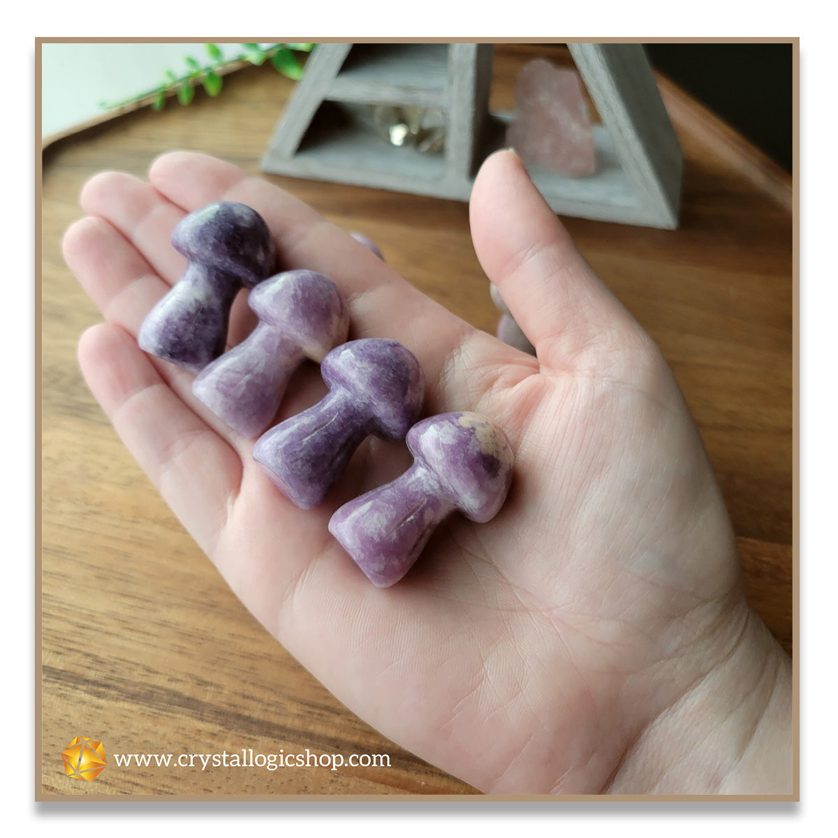 Lepidolite Mushroom