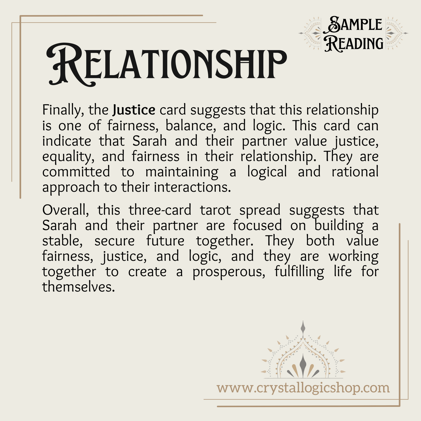 Relationship Blind Tarot Reading 3 Cards