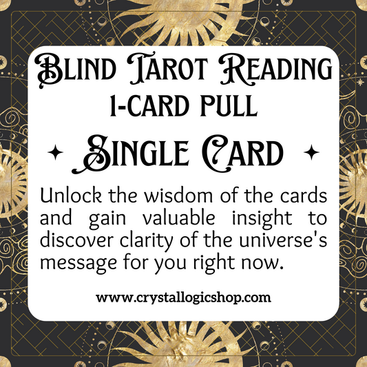 Single Card Blind Tarot Reading 3 Cards