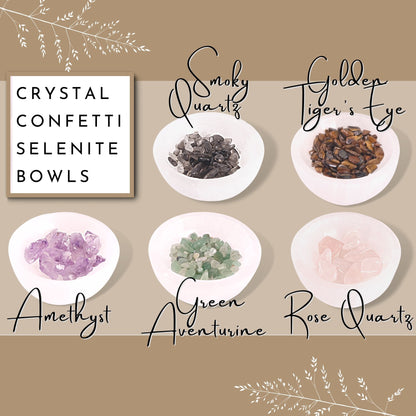 Crystal Confetti & Selenite Bowl