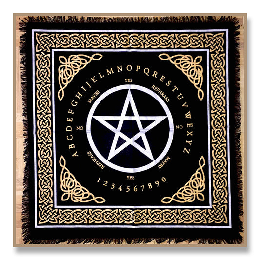 Pendulum Board / Ouija Altar Cloth (24 x 24 in.)