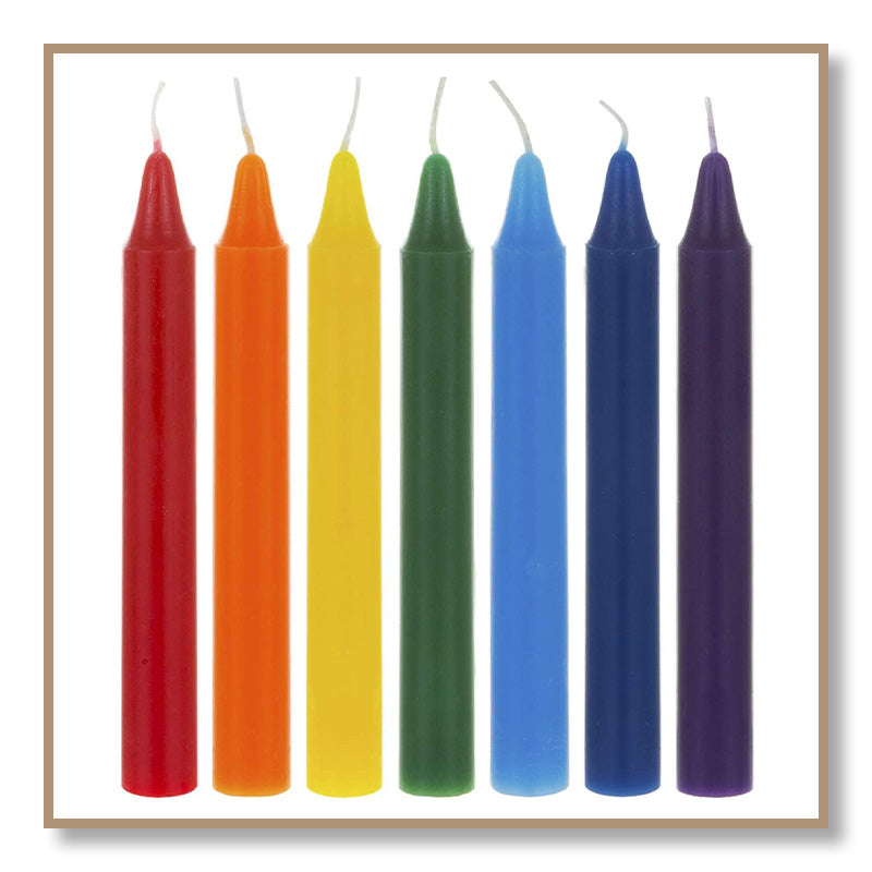 Chakra Colored Spell Candle Set