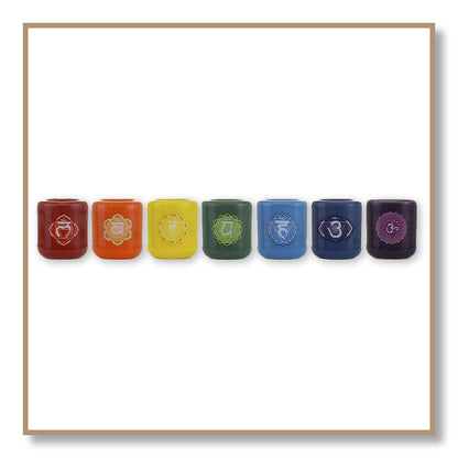 Chakra Colored Spell Candle Set