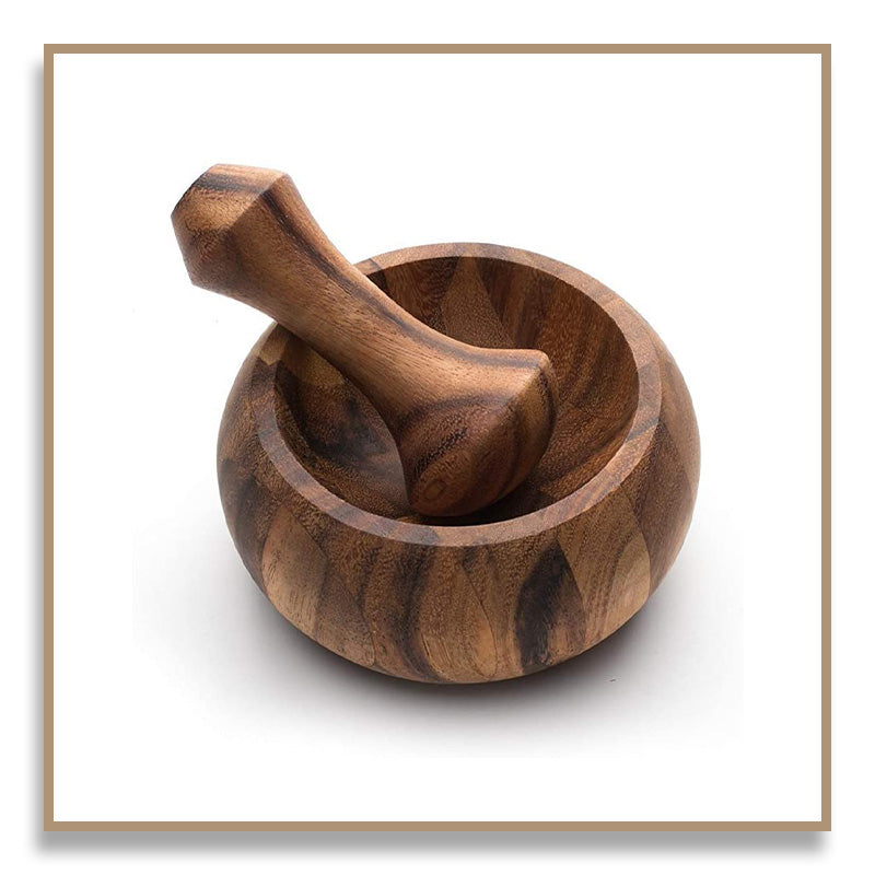 Acacia Mortar & Pestle (3.5 in.)