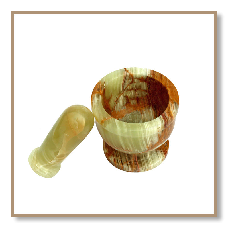 Green Onyx Mortar & Pestle (3 in.)