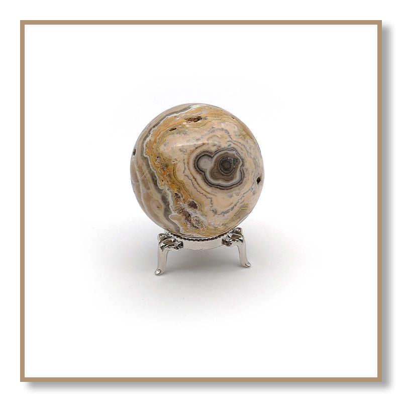 Black-Banded Bumble Bee Calcite Sphere