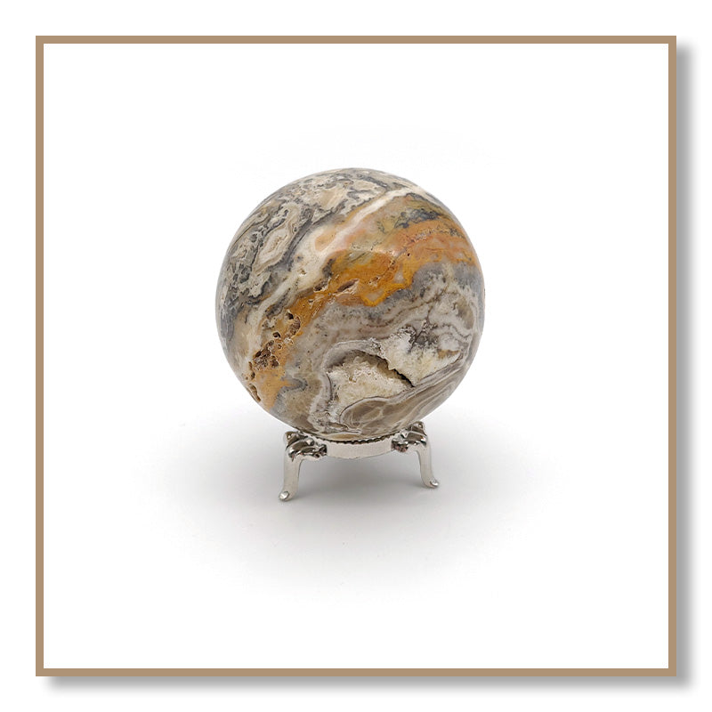 Black-Banded Bumble Bee Calcite Sphere